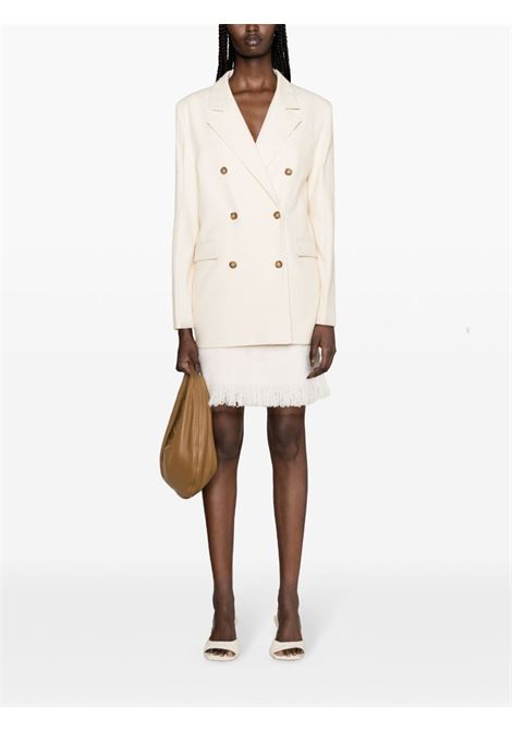 Ivory double-breasted blazer - women LOULOU STUDIO | GORAKIVRY